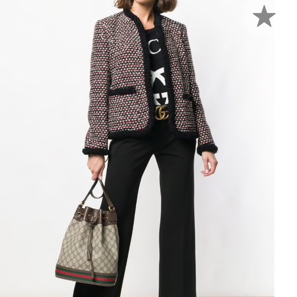 Gucci Boxy Tweed Jacket IT 40 - Picture 4 of 9